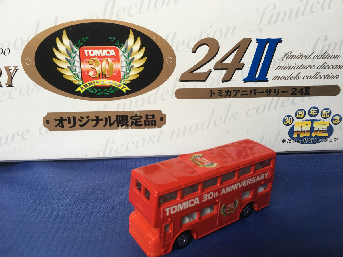 トミカアニバーサリー２４Ⅱ オリジナル限定品◆F15-1 ロンドンバス　(30周年記念)_画像2