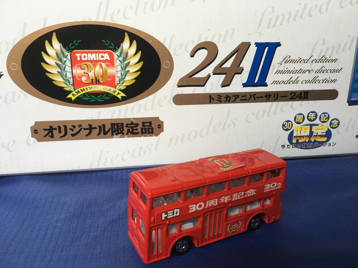 トミカアニバーサリー２４Ⅱ オリジナル限定品◆F15-1 ロンドンバス　(30周年記念)_画像1