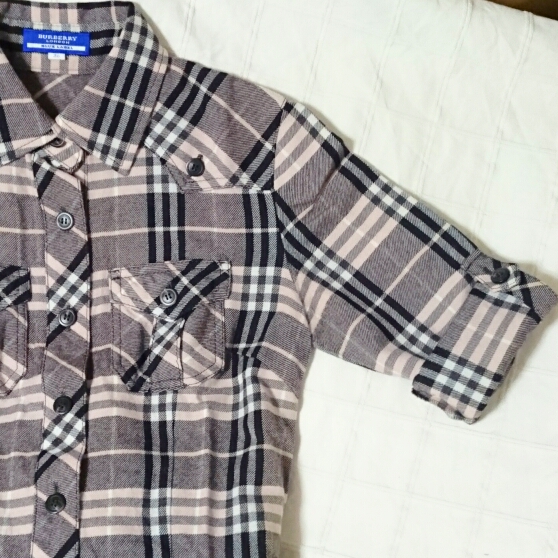 ◆148 BURBERRY BLUE LABEL　ピンクチェックのワンピース　36_画像3