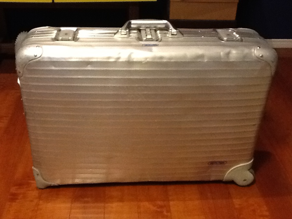 old rimowa suitcase