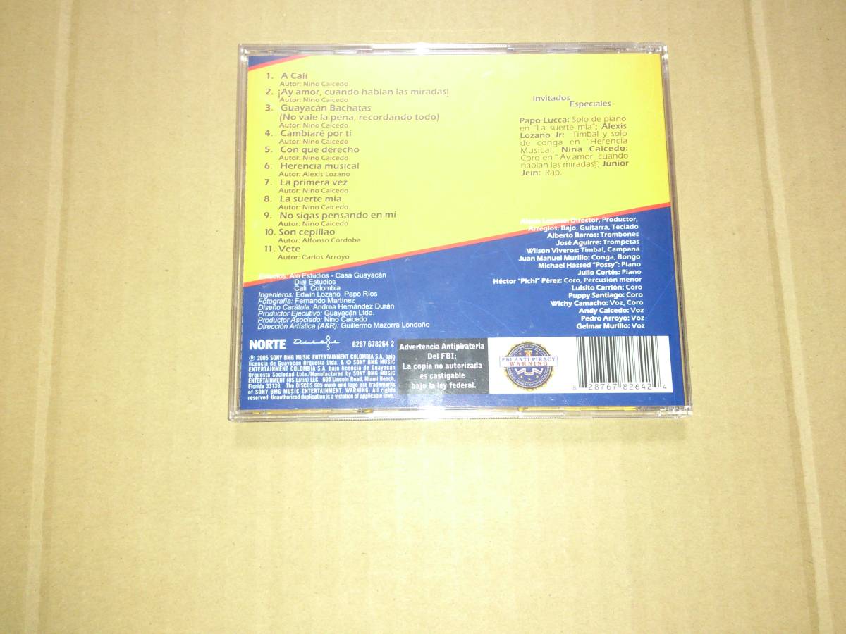 CD Guayacan Orquesta グアヤカン・オルケスタ / Xtremo サルサ 輸入盤_画像3