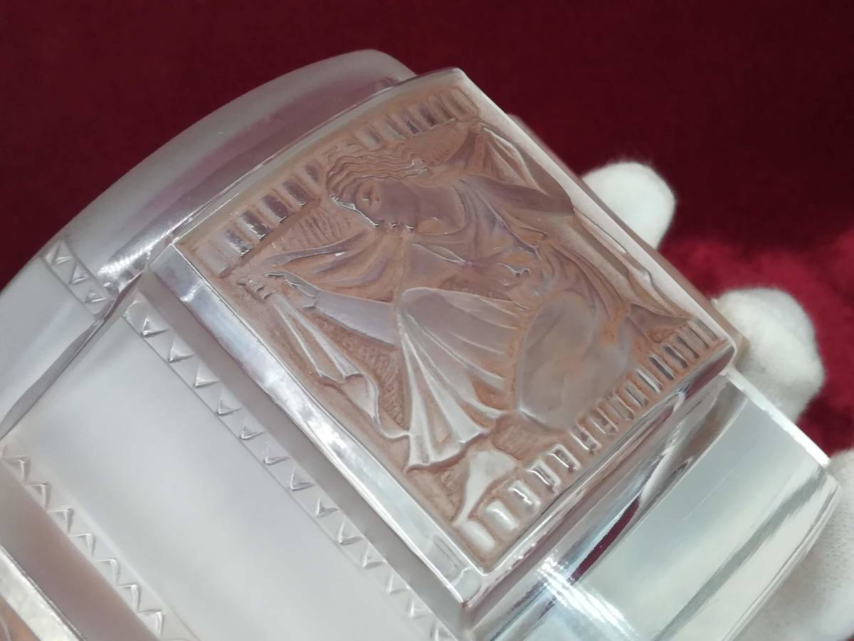 信頼への信頼 R.LALIQUE ルネ・ラリック HELENE エレーヌ ヘレネ パチネ彩色 工芸ガラス