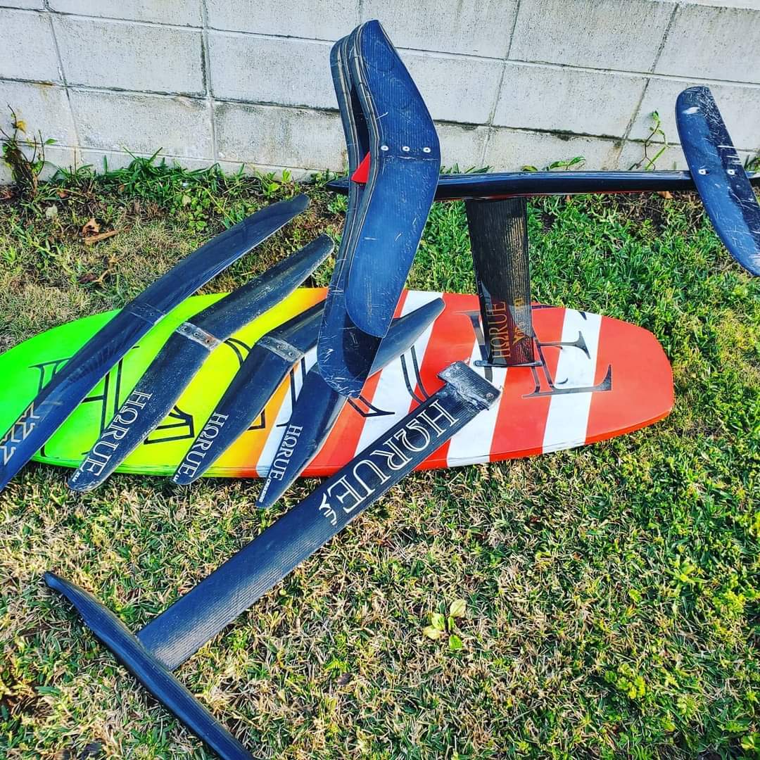Horue carbon foil set . Kite kitefoil wing foil surf foil complete . すべてのサイズのウイング カイト サーフ _画像1