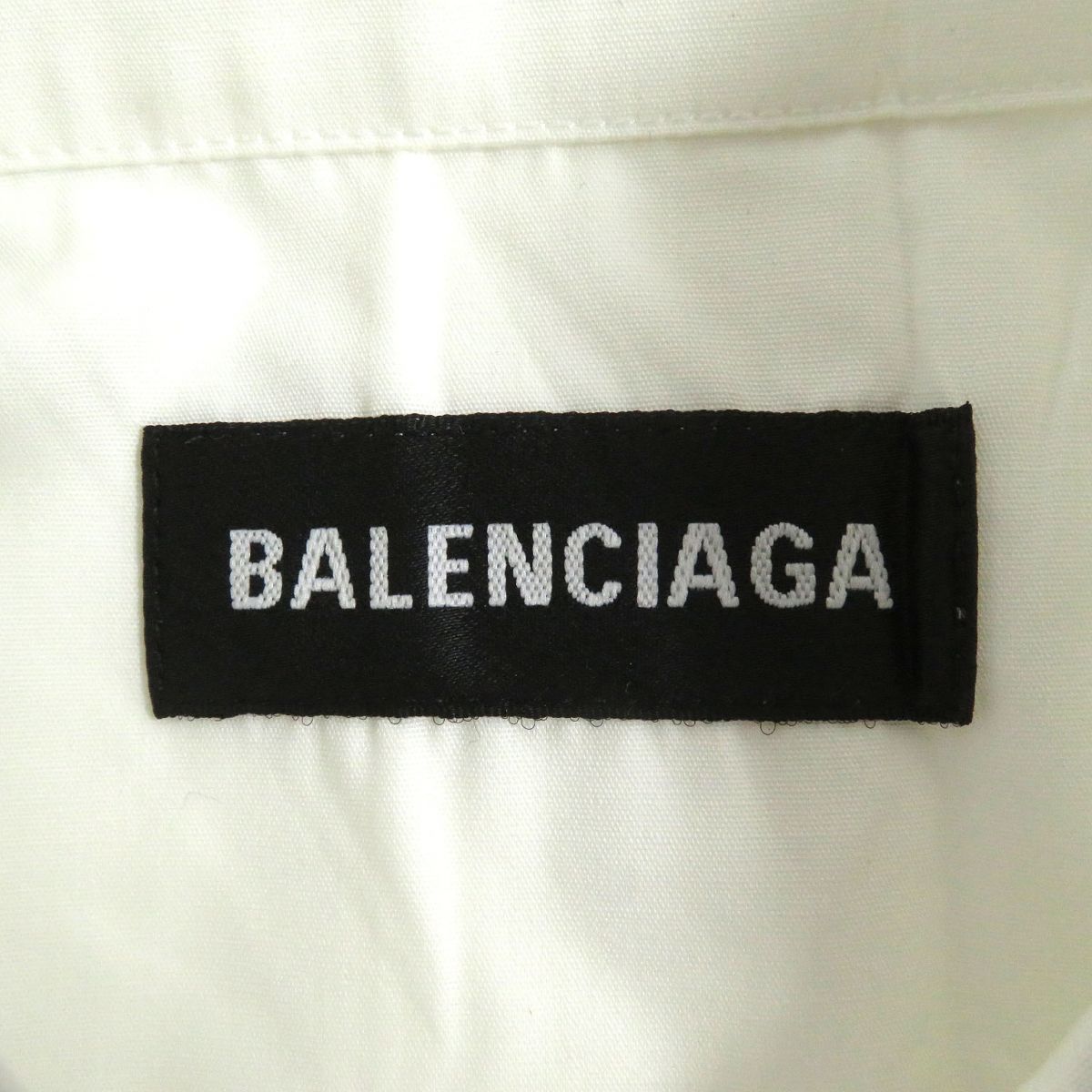 極美品□2020年製 BALENCIAGA/バレンシアガ 622302 ロゴ刺繍/シェル