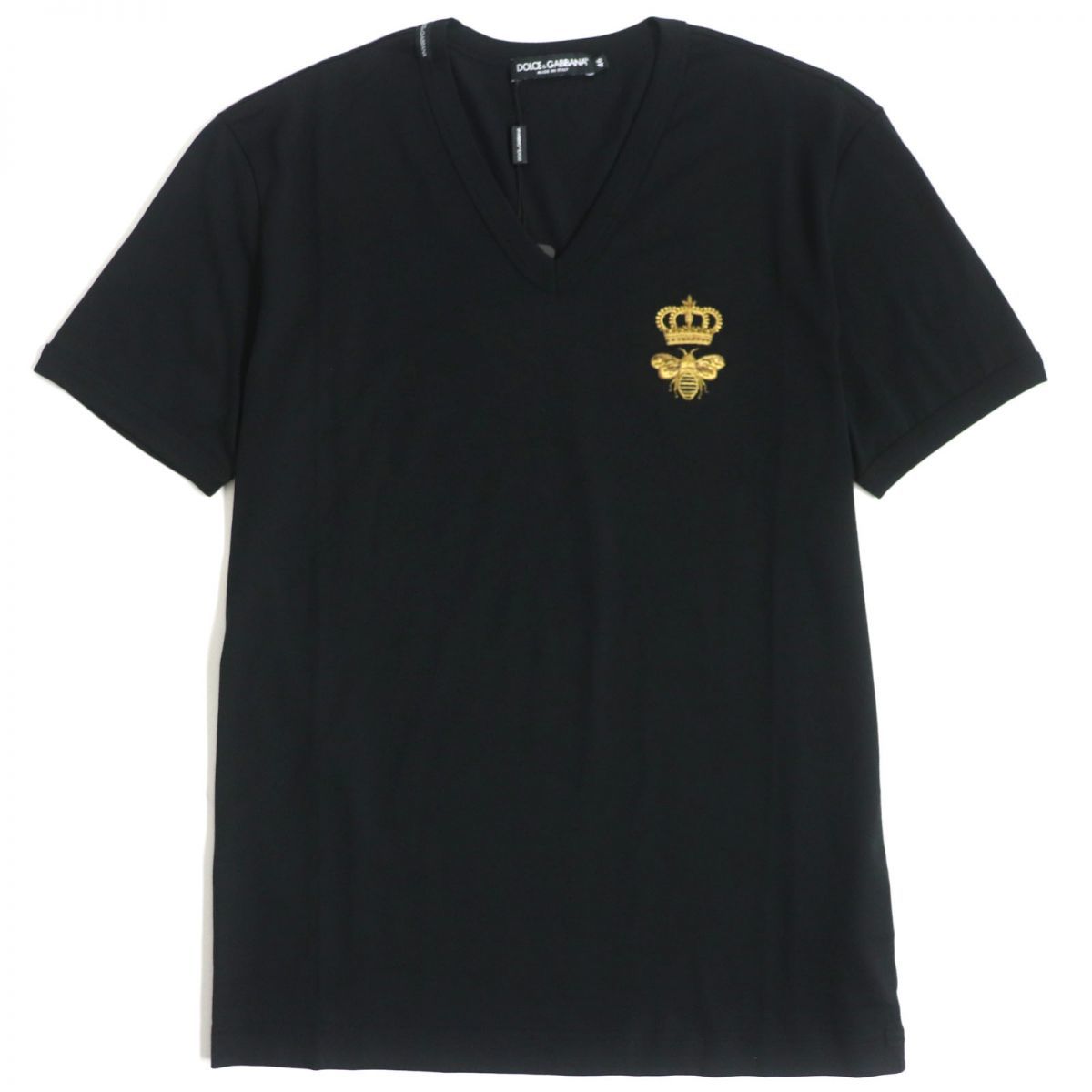未使用品▽黒タグ DOLCE&GABBANA ドルチェ&ガッバーナ クラウン/ハチ