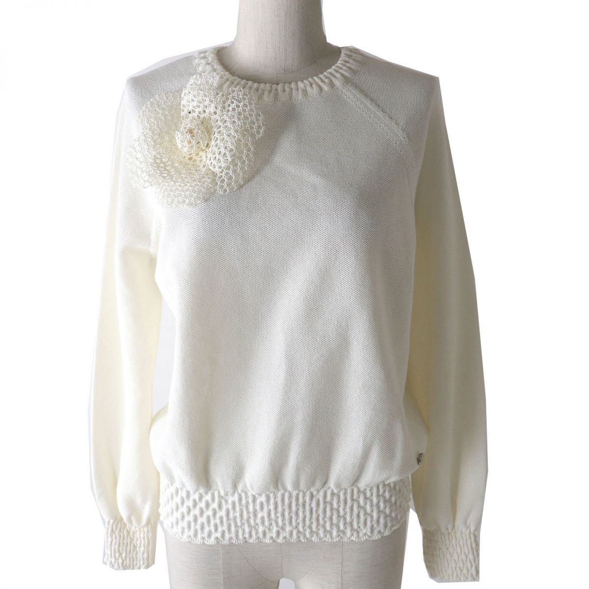 極美品△CHANEL シャネル P61472 レディース ココマーク・カメリア