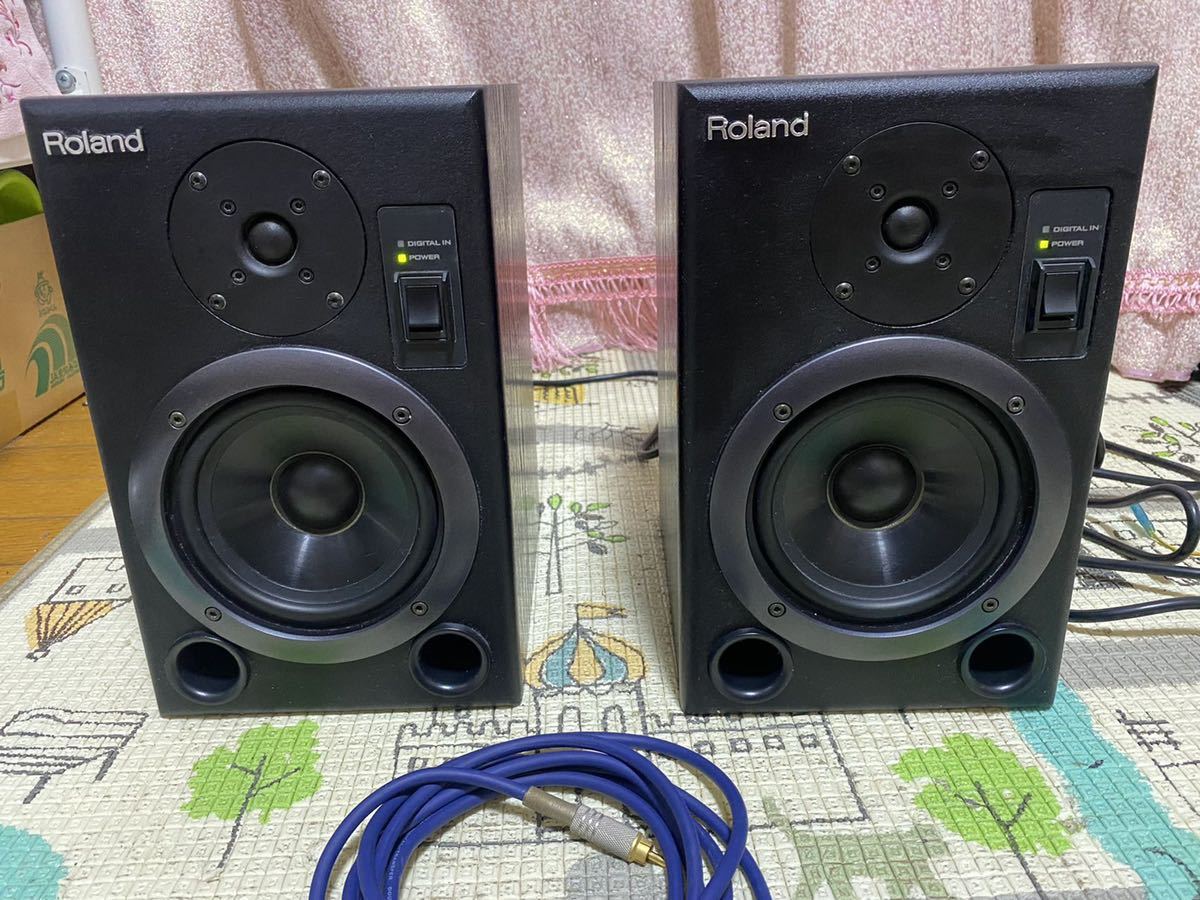 なっており ヤフオク! - 音出し確認済 Roland ローランド モニタースピ