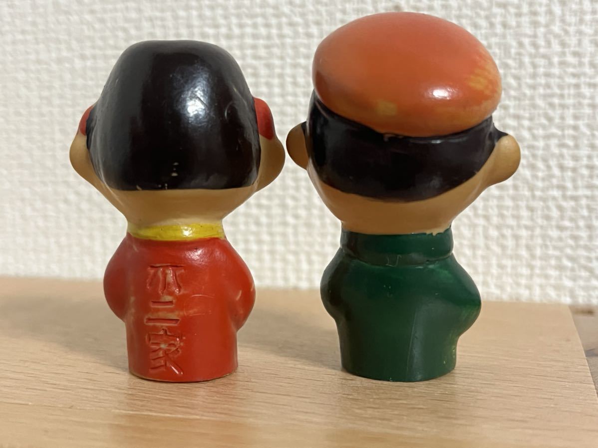 希少】当時物 ペコちゃん ポコちゃん 指人形 ソフビ 昭和レトロ 希少】当時物 ペコちゃん ポコちゃん 指人形 ソフビ 昭和レトロ