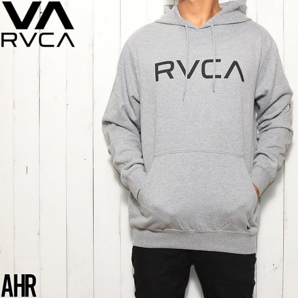 【送料無料】RVCA ルーカ BIG RVCA HOODIE プルオーバーパーカー フーディ　AHR Lサイズ