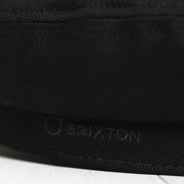 【送料無料】 BRIXTON ブリクストン FIDDLER CAP ハンチング マリンキャップ 10772 BLACK Lサイズ_画像5