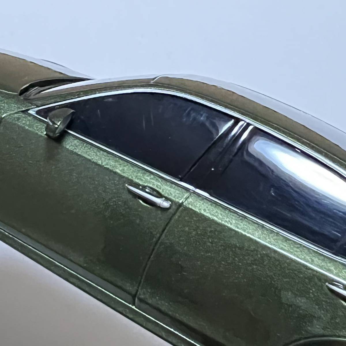1/30 トヨタ クラウン アスリート 常盤色 カラーサンプル 210系 トキワイロ ミニカー 210 ジャパンカラー