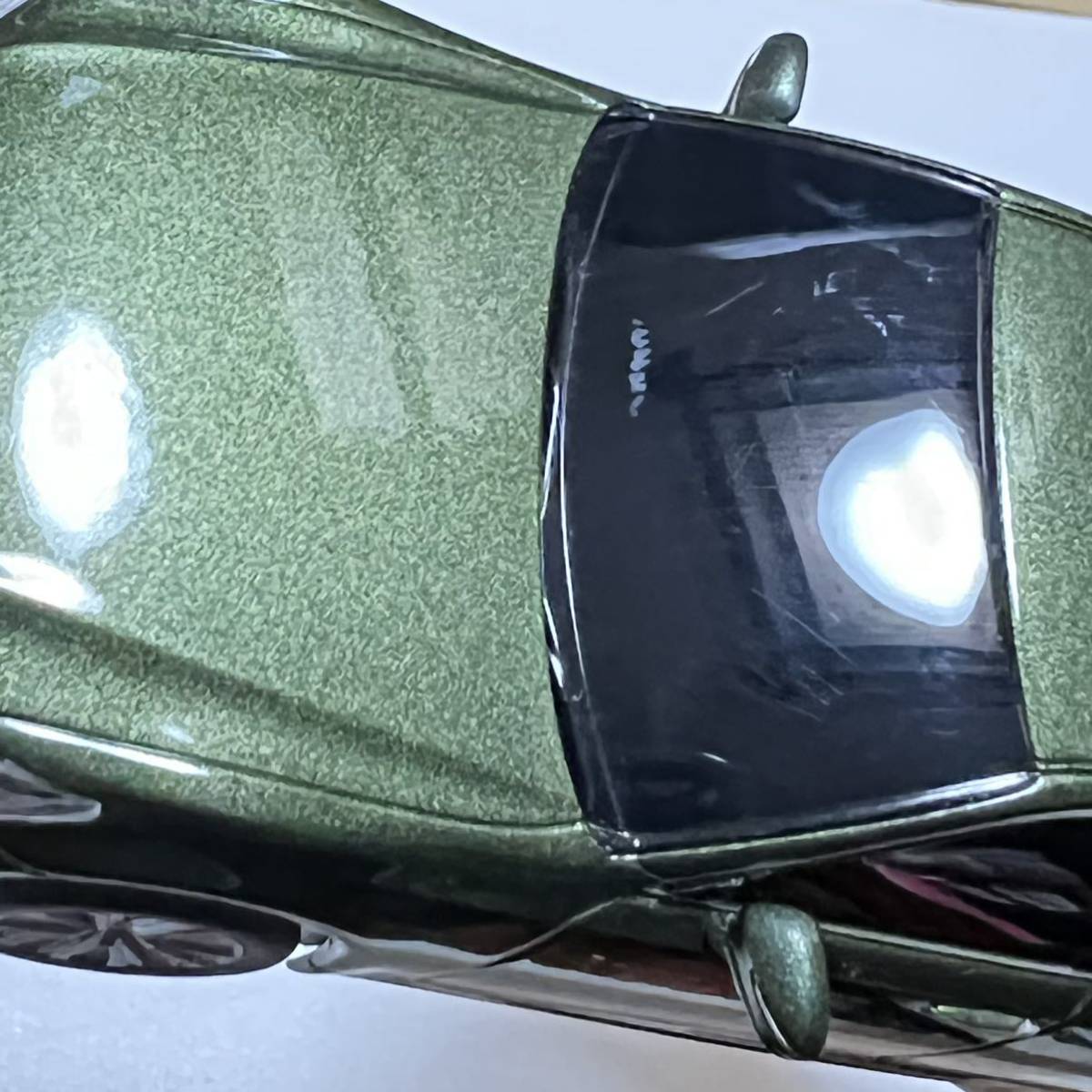 1/30 トヨタ クラウン アスリート 常盤色 カラーサンプル 210系 トキワイロ ミニカー 210 ジャパンカラー