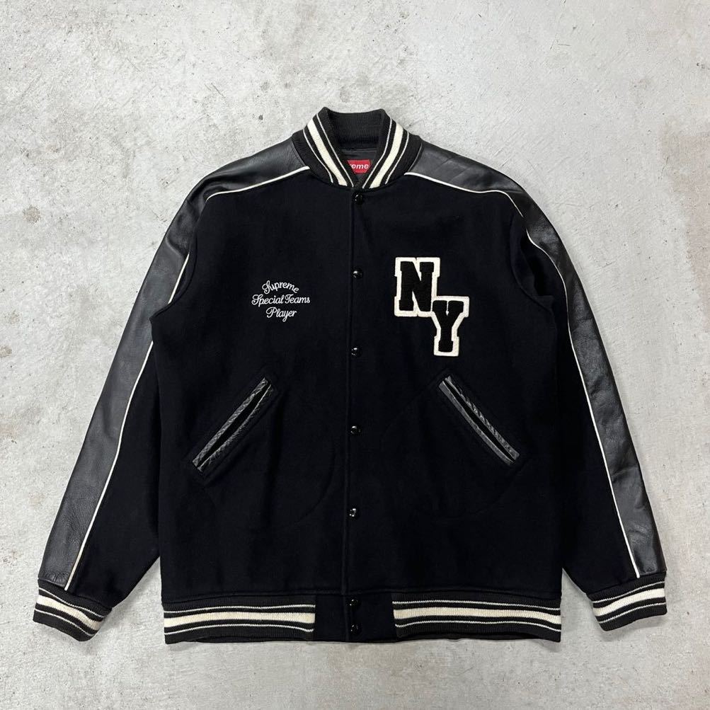 Yahoo!オークション - 2003年 SUPREME WOOL VARSITY JA...