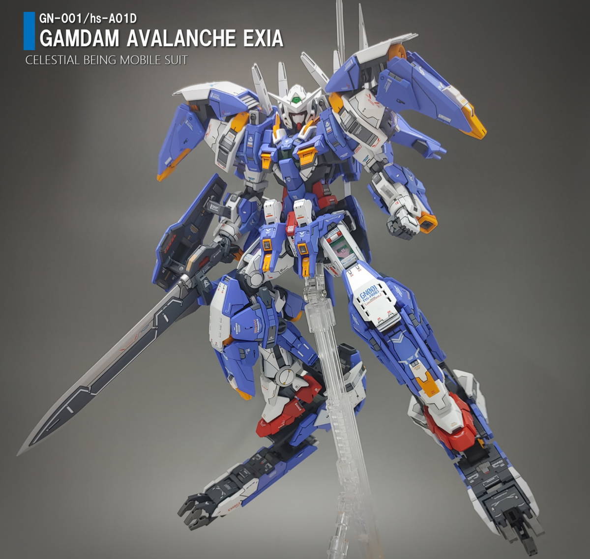 MG GN-001 hs-A01D ガンダムアヴァランチエクシアダッシュ