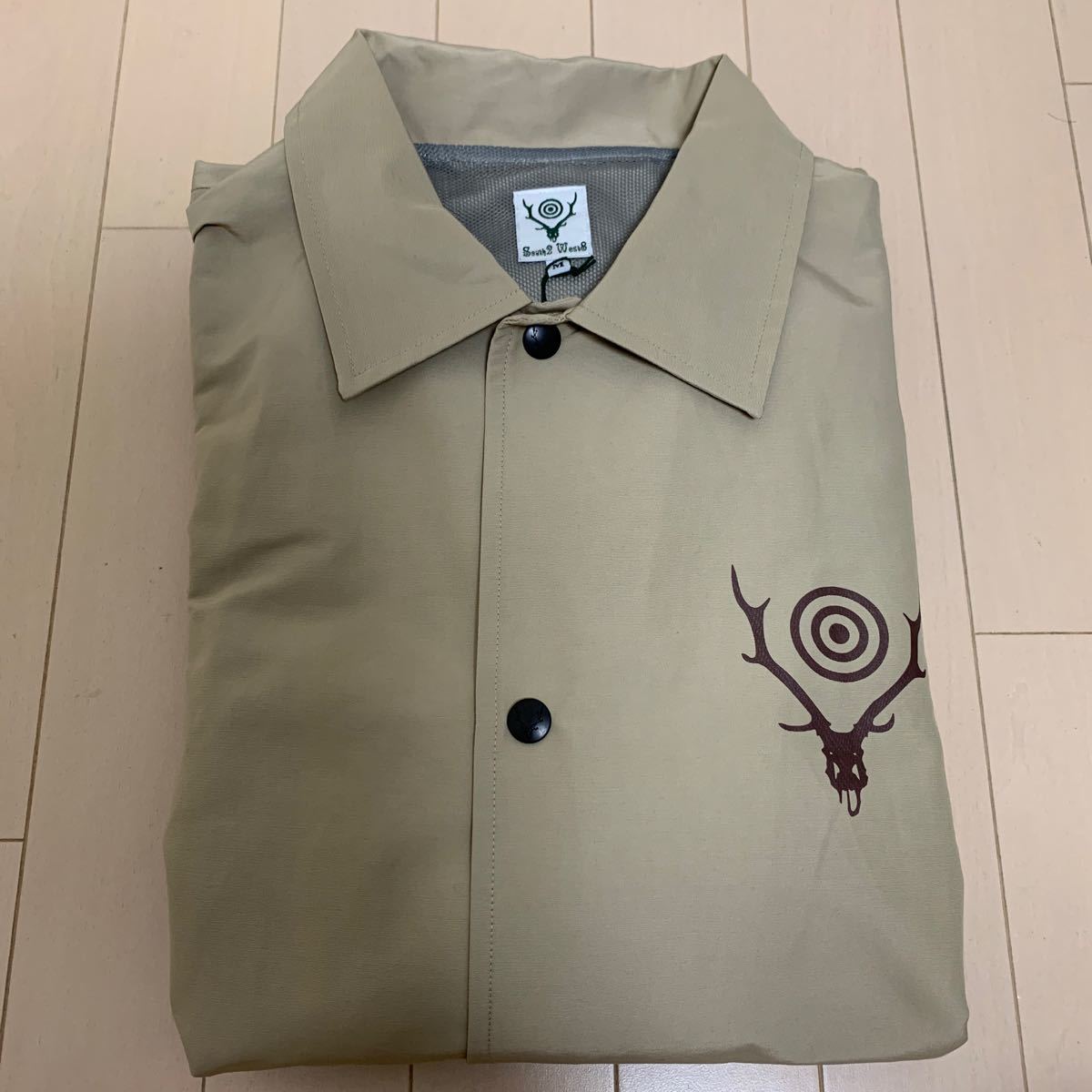 South2 West8 Coach Jacket コーチジャケット ベージュ|Yahoo South2 West8 Coach Jacket コーチジャケット ベージュ|Yahoo