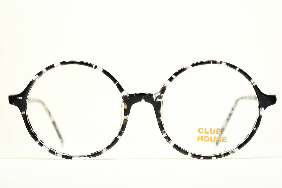 デッドストック CLUB HOUSE 5031 49-17 ラウンド メガネ サングラス フレーム 丸めがね 日本製 ヴィンテージ_画像1