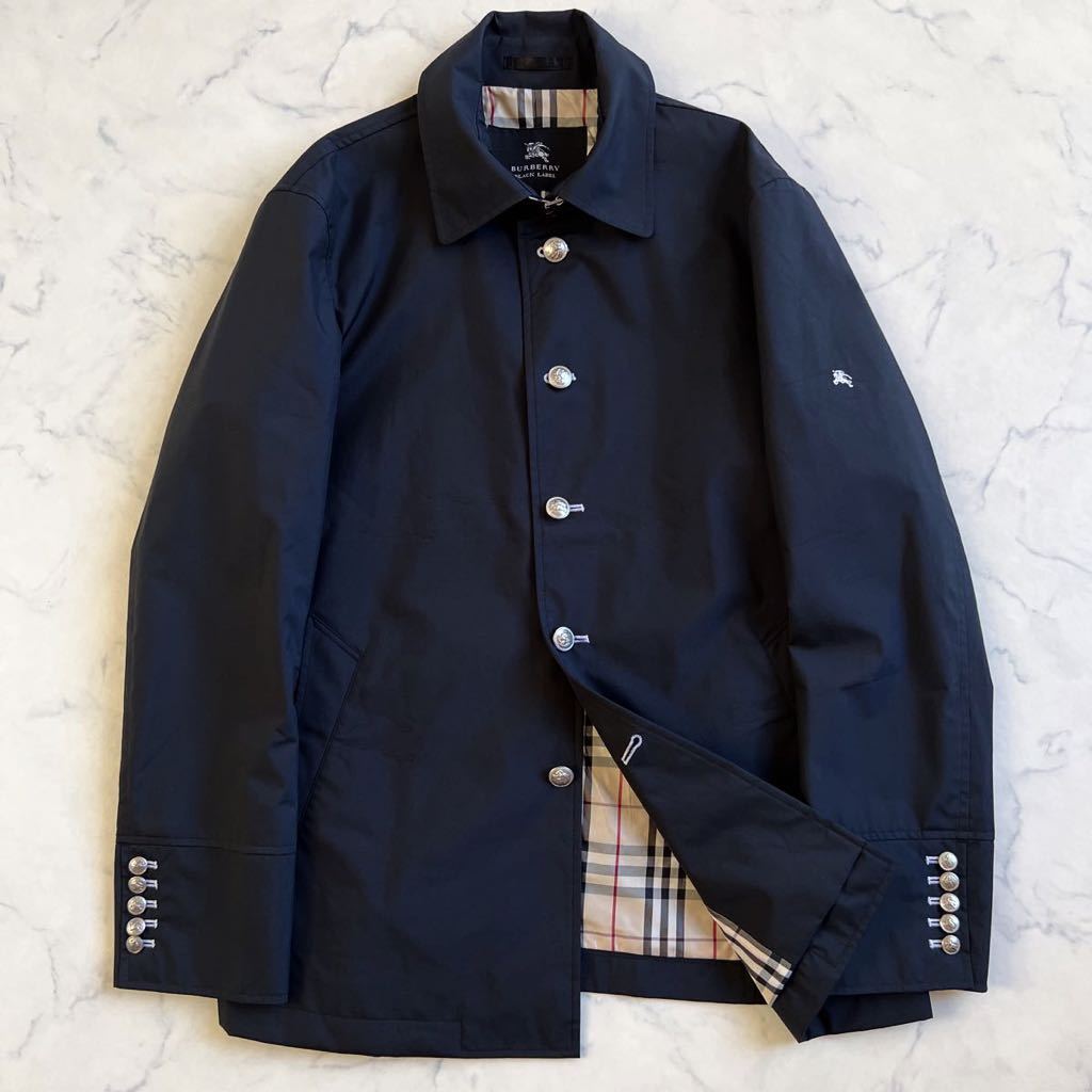 美品【稀少◎大きいサイズLL】BURBERRY BLACK LABEL バーバリー ステン