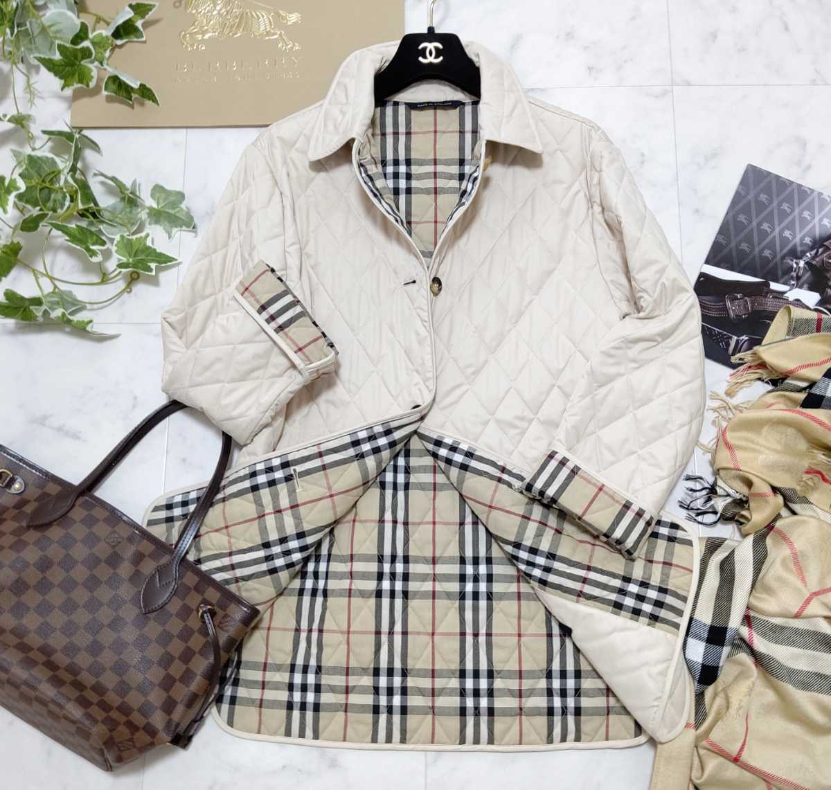 大きいサイズ ☆超美品☆ BURBERRY バーバリーロンドン キルティング