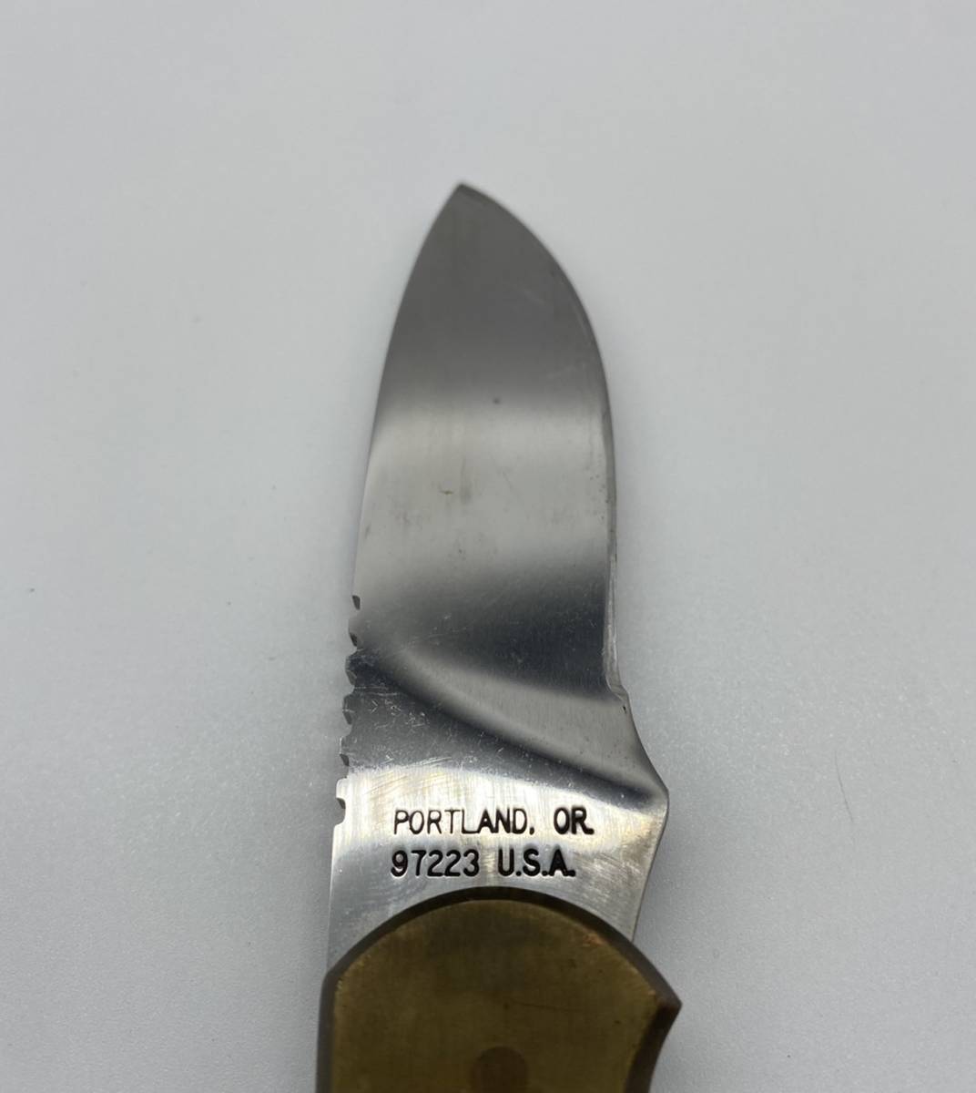 【OP5996】1円～ GERBER PORTLAND ORE 97223 USA ガーバー ナイフ サバイバルナイフ キャンプ用品 アウトドア用品 USAナイフ ケース付き _画像4