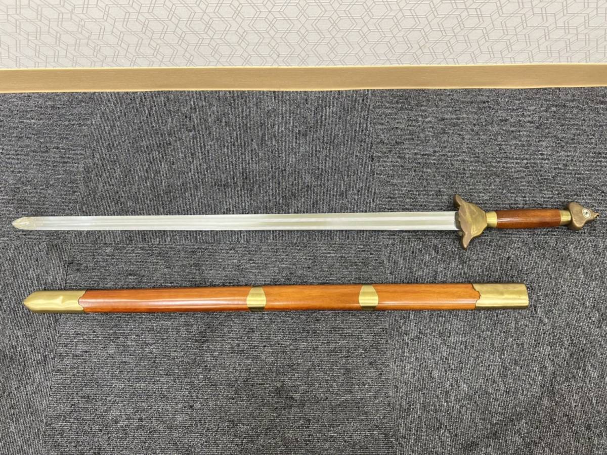 限定特価】 模造刀 居合刀 太極拳 大極剣 中国剣 金属製 刀剣
