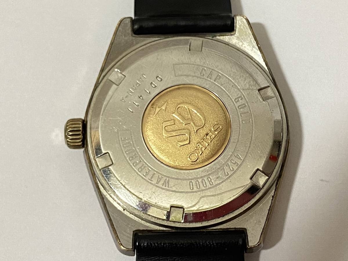 AS 12651】SEIKO グランドセイコー 4522-8000 キャップゴールド