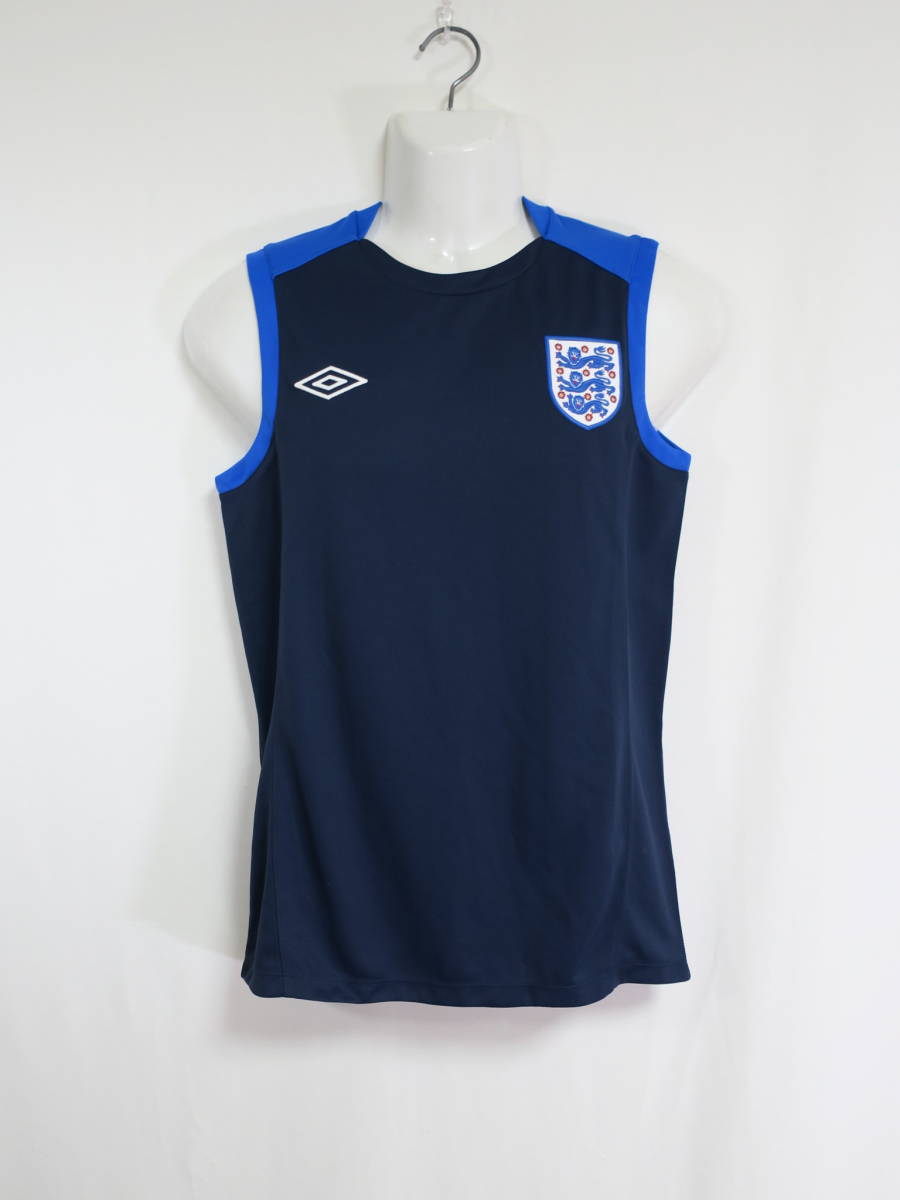 イングランド 代表 ノースリーブ プラクティスシャツ トレーニング ユニフォーム アンブロ UMBRO England サッカー シャツ タンクトップ_画像1