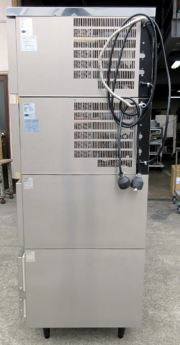 中古 パナソニック キューブアイス製氷機 480kg SIM-S481NB-HB3 SIM-S241NSB×2 3相200V×2本 2019年_画像2