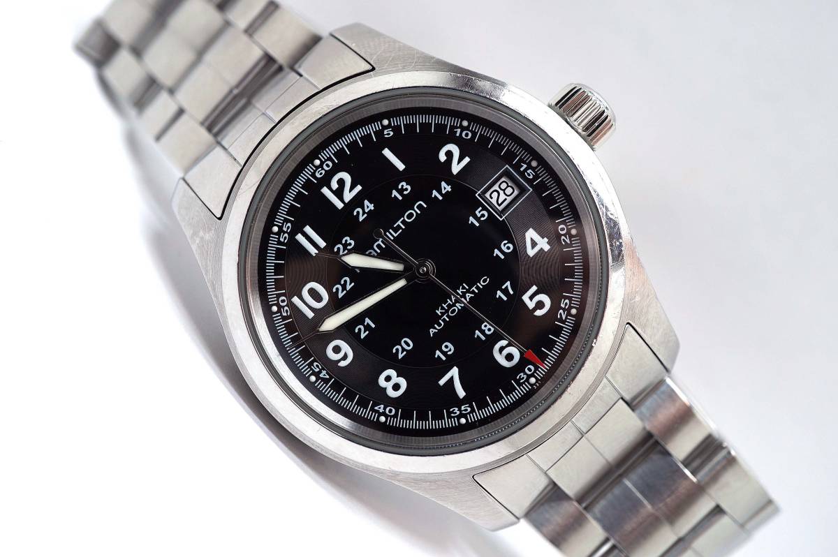 1円~HAMILTON ハミルトン カーキ フィールド H70455133/H704450 自動