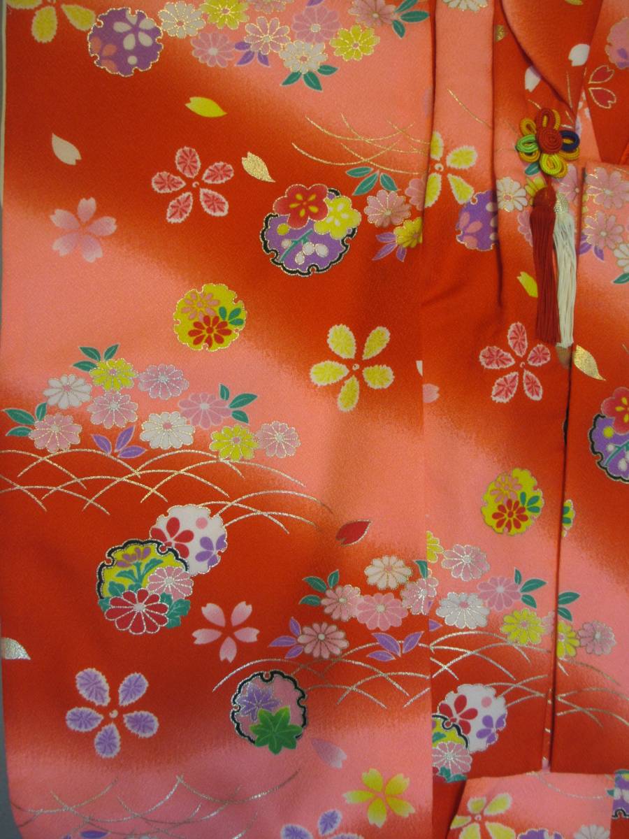 [ "Семь, пять, три" 3 лет женщина .. праздничная одежда * симпатичный . bokashi * кимоно hifu предмет ] модель фотосъемка только надеты сопутствующие товары 854