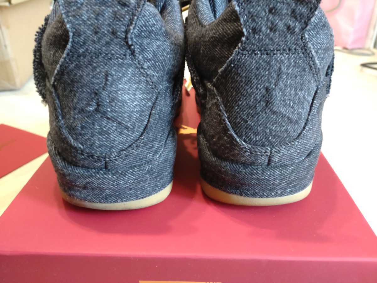 Air Jordan4 Levi's NRG BG 23.0cm 美中古　リーバイス　ブラックデニム