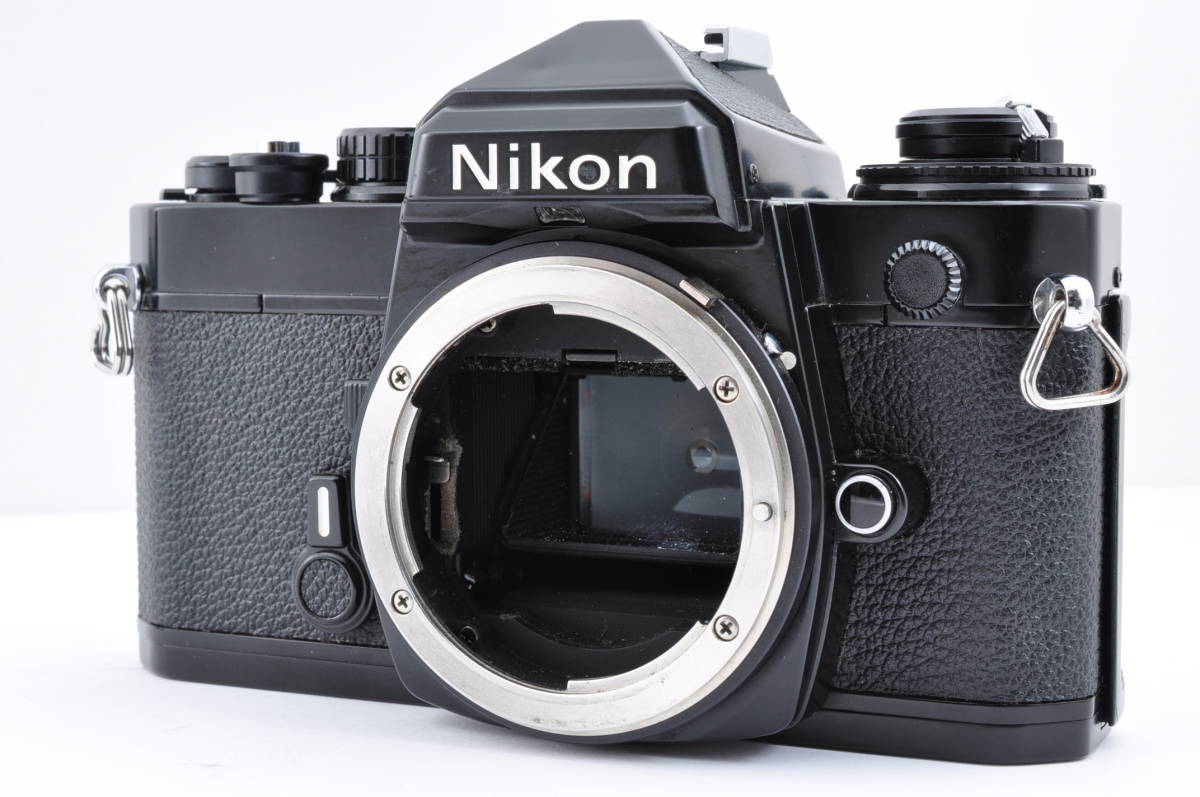 使い勝手の良い】 Nikon フィルムカメラ #DJ17 黒 FE New ニコン