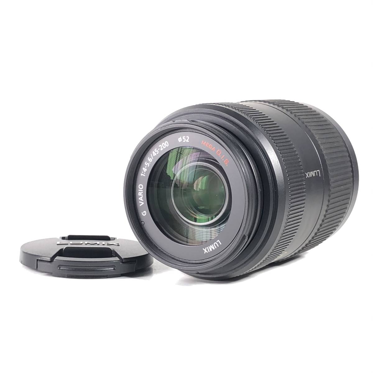 美品 Panasonic LUMIX G VARIO 45-200mm F4-5.6 MEGA パナソニック マイクロフォーサーズ  ズーム レンズ ミラーレス カメラ ヱOA4b