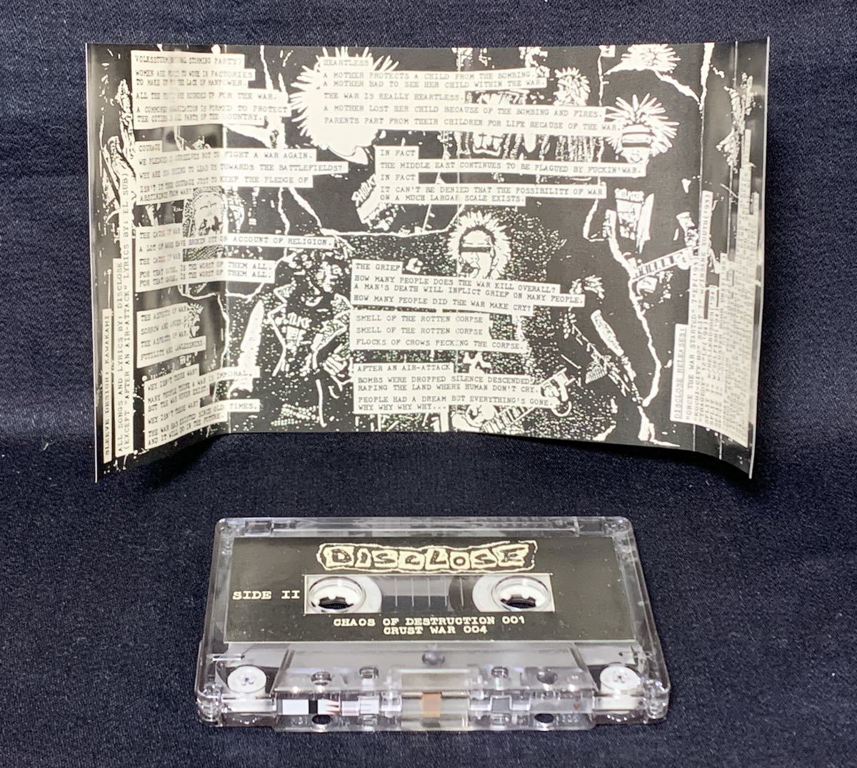 bloodthirsty butchers 自主制作カセット・テープ HANDS-