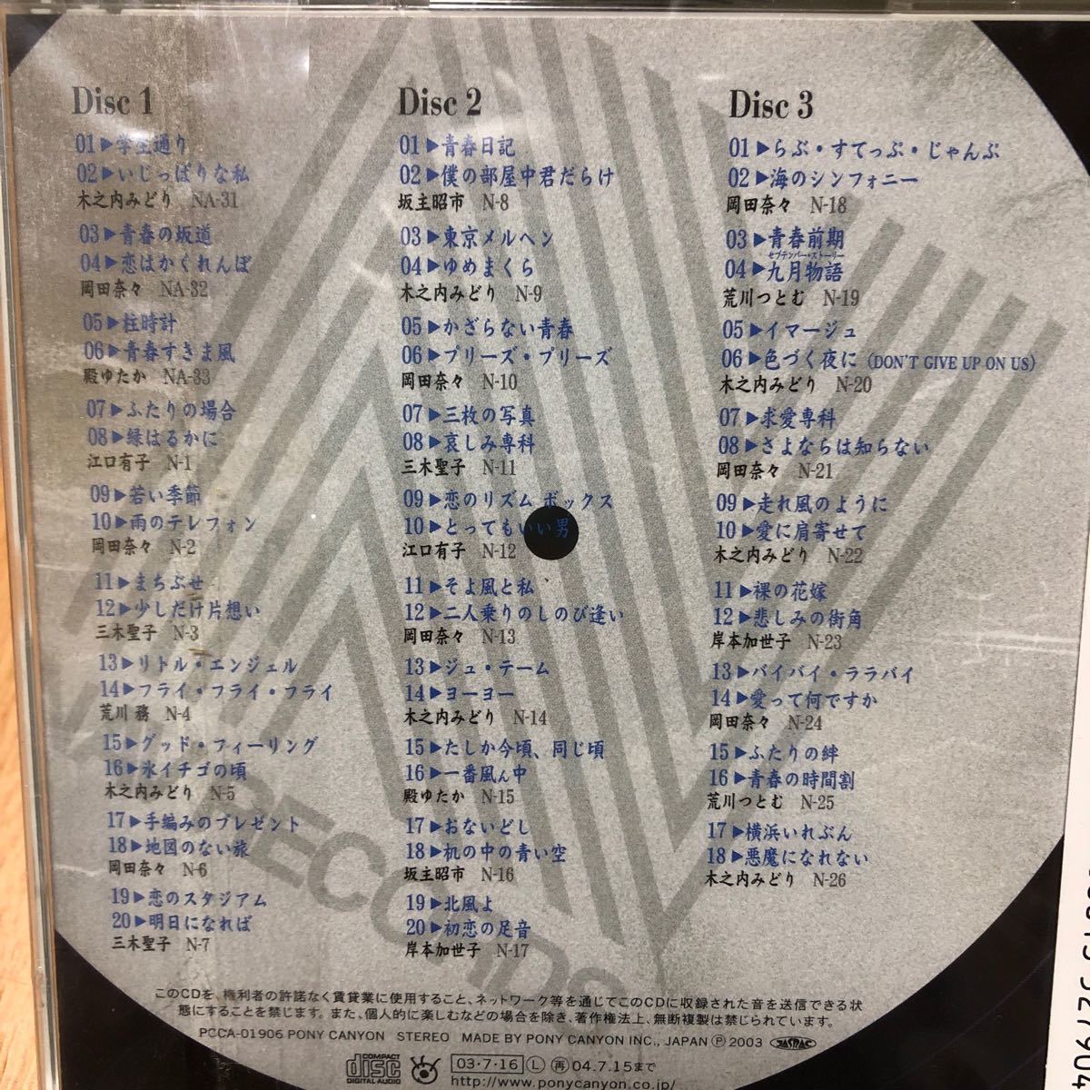 株式会社 NAVレコード・ヒストリー1～3 3枚組計6枚・全176曲 入手困難極レア廃盤CD 新品同様