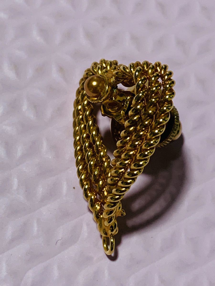  Gold color, Heart. design tie tack new goods 