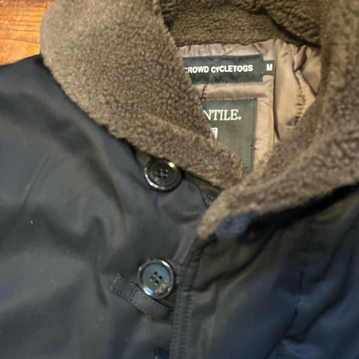 UNCROWD/アンクラウド JEEP COAT ブラック L ジープコート | charcas