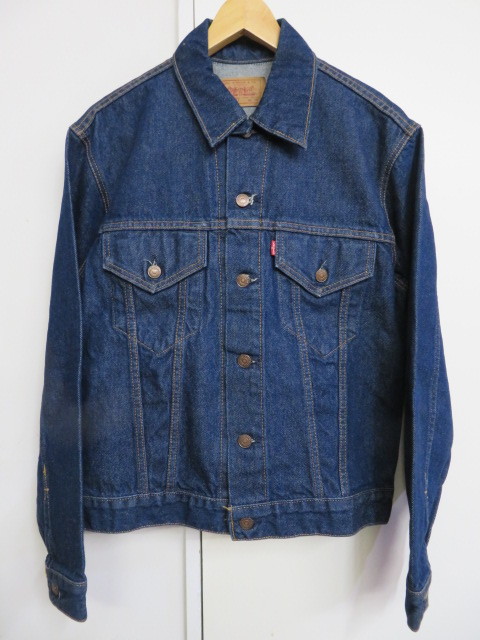 ☆濃紺　Levi's リーバイス 70505-0217 スモールe 38 デニムジャケット USA製 ビンテージ 程度上☆