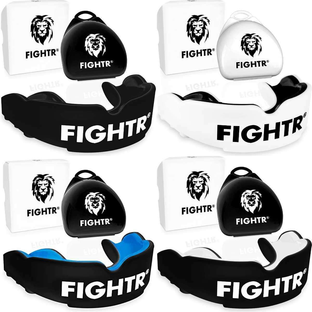 人気の 4個 FIGHTR スポーツ プレミアム マウスガード ボクシング