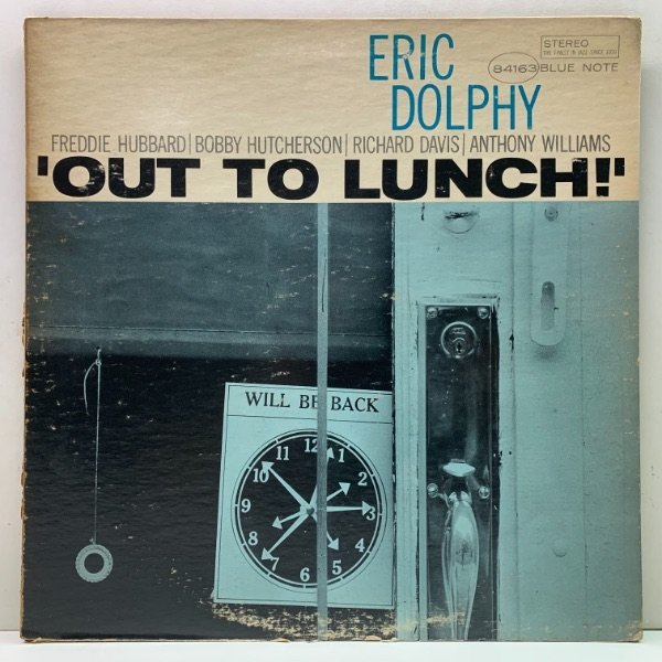良好盤!! ERIC DOLPHY Out To Lunch! (Blue Note BST 84163) w/ Freddie Hubbard,  Bobby Hutcherson 米 60's LIBERTYプレス LP