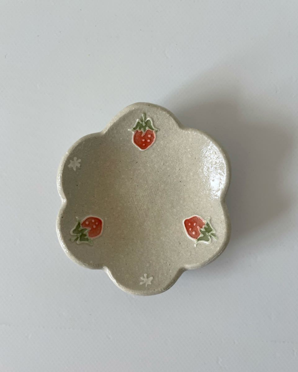 工房徨月 中村佳菜子 茶碗 豆皿 箸置き レンゲ さくらんぼ 器 陶器