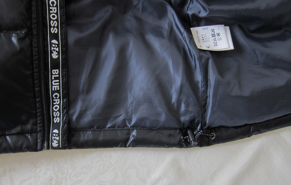 近鉄百貨店購入　ブルークロス　ナルミヤ　ダウンジャンパー　ダウンジャケット　ブラック　サイズ(150)　男の子用_画像9