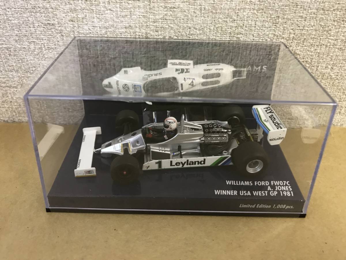 人気No.1】 ロングビーチGP 1981 F1 No.1 FW07C フォード ウィリアムズ