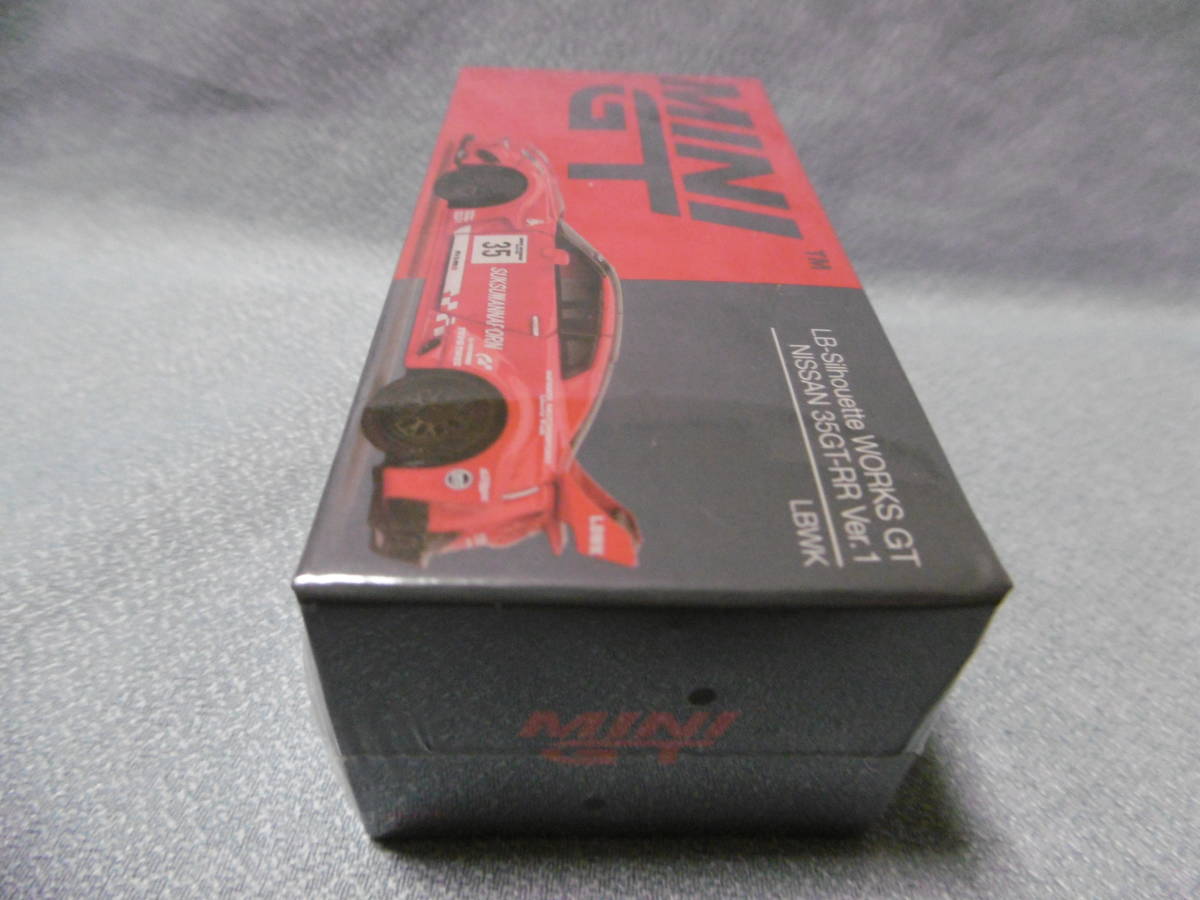 未開封新品 MINI GT 311 LB-Silhouette WORKS GT NISSAN 35GT-RR Ver.1 LBWK 右ハンドルの画像2