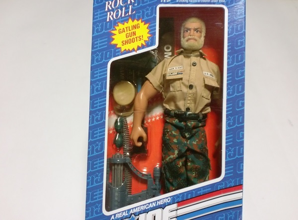 ハスブロ GIジョー 約30㎝ 1/6 ロックンロール ベージュ色シャツ 1990年版 GI Joe Hall of Fame Rock 'n Roll 12in 1990S Hasbro #6128 _画像2