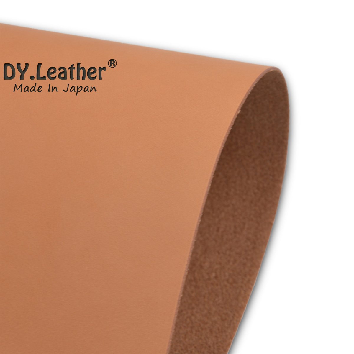 【DY.leather　正品】「A3サイズ/キャメル品質7/1.5mm」国産新品特価 ヌメ革はぎれきなり　キャメル　タンニンなめし~送料無料~