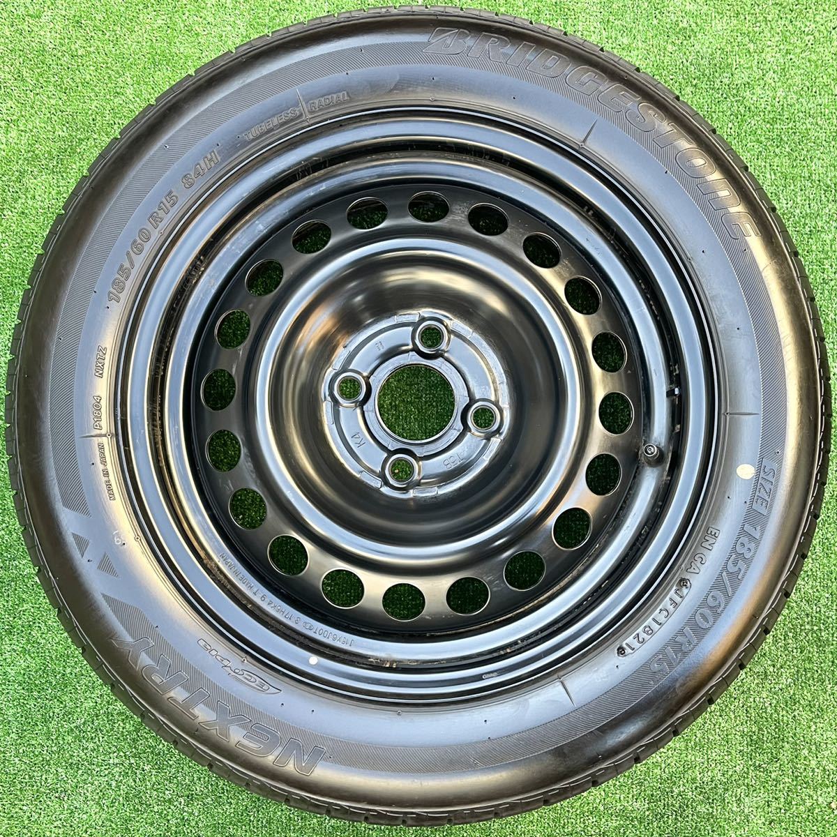 ブリヂストン 185 60R15 スチールホイールセット ホイール
