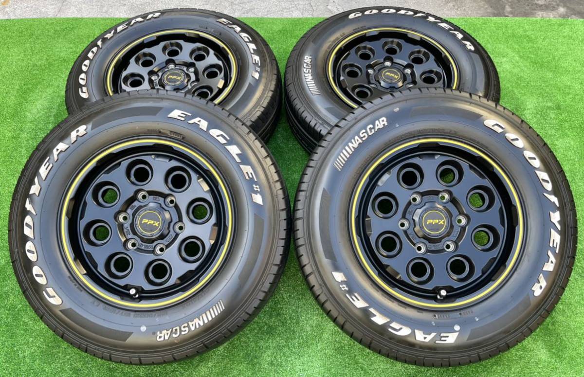 反物 浴衣 AME PPX MIL8 15インチホイール2021年製195/80R15 4本