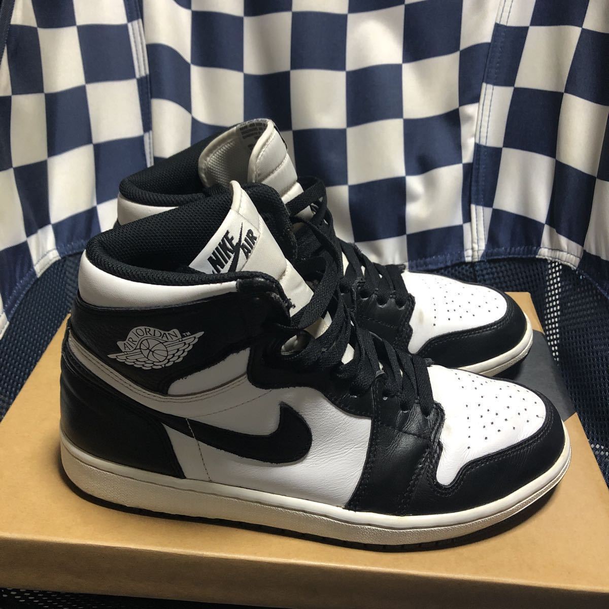 新作グッ NIKE AIR JORDAN 1 RETRO HIGH OG 白 黒 2014 sushitai.com.mx