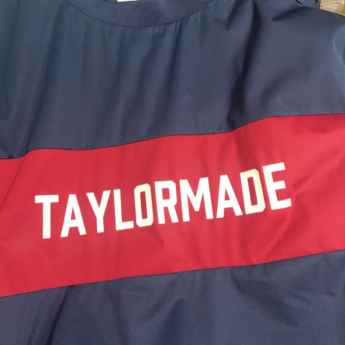 TaylorMade テーラーメイド ゴルフウェア プルオーバー ブルゾン ジャケット ネイビー_画像3