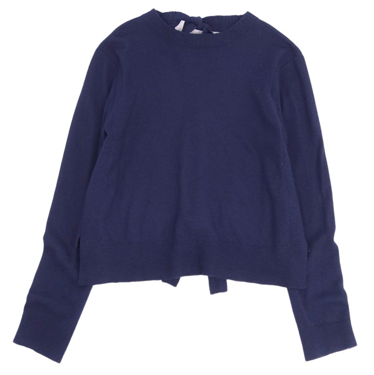 珍しい CELINE セリーヌ 美品 ニット ch10oo-rm10c12076 ブルー S